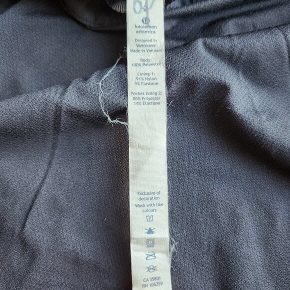 Lululemon Nonstop Hooded Jacket Zip Up Lightweight Water-Repellent Black - Picture 14 of 16